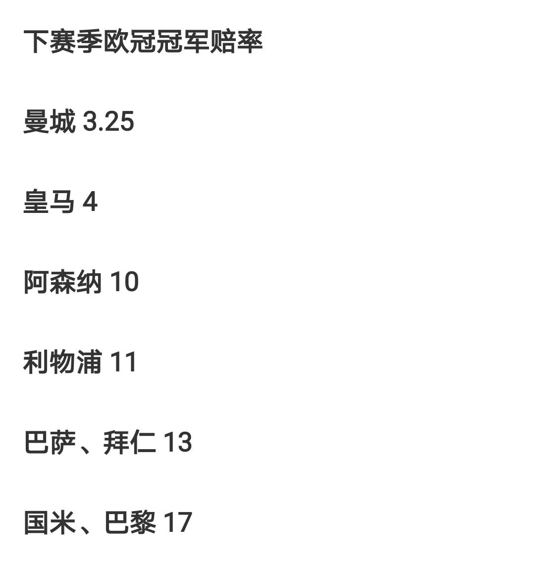 八戒体育-世俱杯夺冠赔率:大巴黎1赔35领跑曼城超皇马(2021年世俱杯转播)