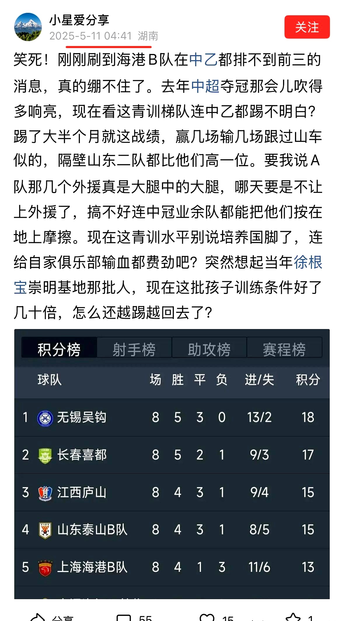 辱骂中国球迷！中甲队宣布解雇21岁港脚拒让他报到+依法依规处理(中国队踢法臭名昭著)